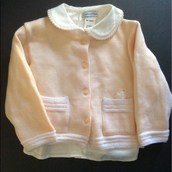 Zucchiroe Filati* (18m) 3pcs. Set, Knit Cardigan.